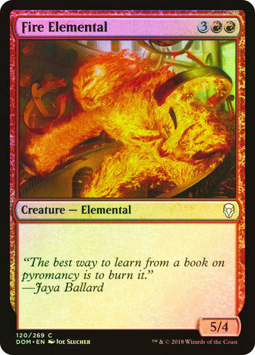 Fire Elemental (DOM) (120) / Foil