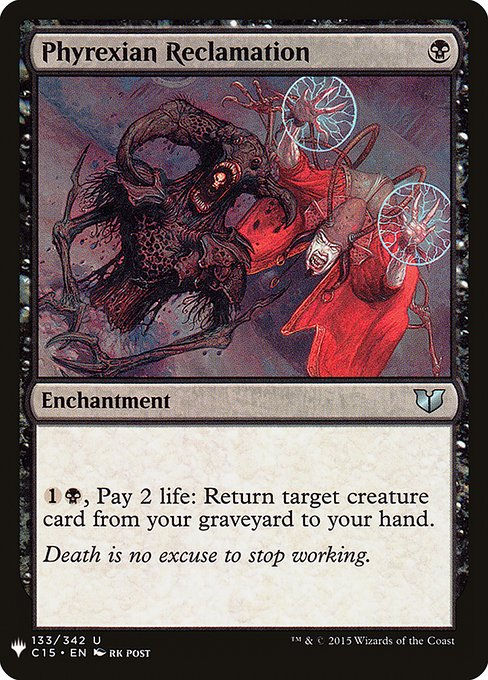 Phyrexian Reclamation (PLST) (C15-133)