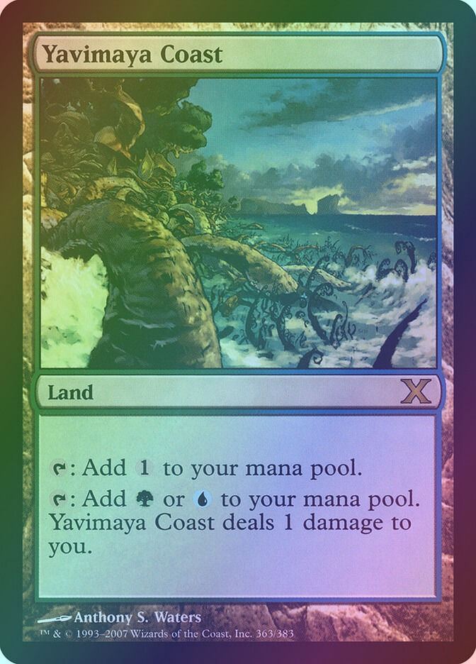 Yavimaya Coast (10E) (363) / Foil