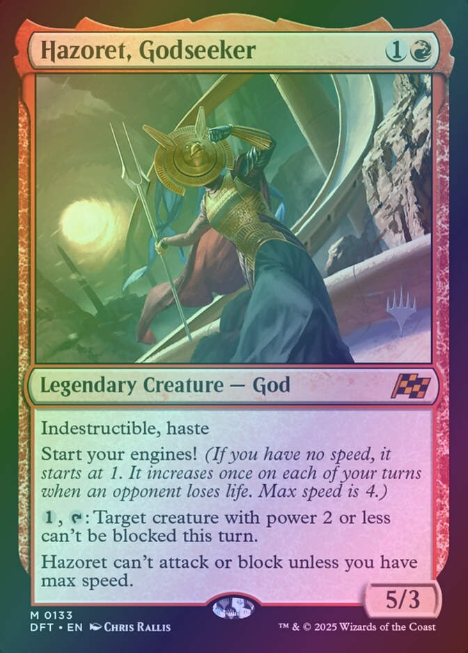 Hazoret, Godseeker (PDFT) (133p) / Foil