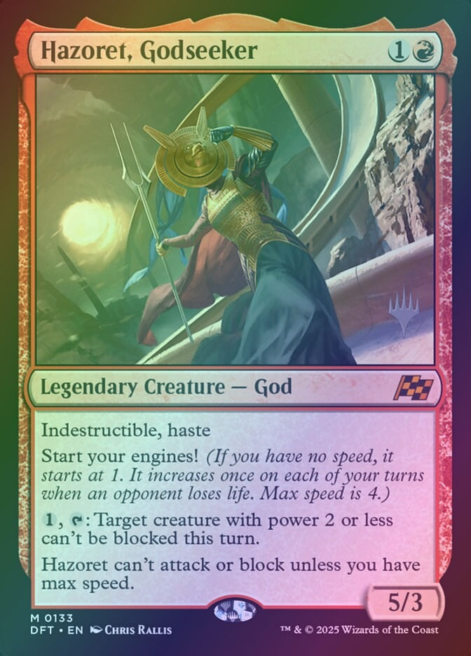 Hazoret, Godseeker (PDFT) (133p) / Foil