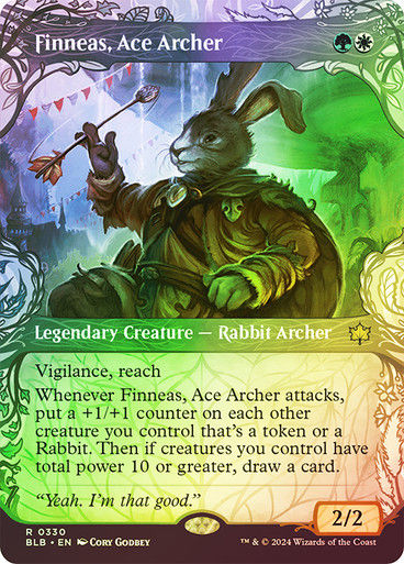 Finneas, Ace Archer (blb) (330) / Showcase Foil