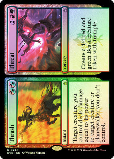 Thrash // Threat (rvr) (246) / Foil
