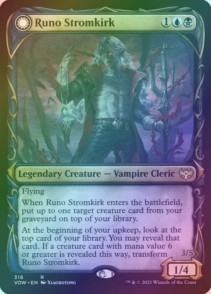 Runo Stromkirk // Krothuss, Lord of the Deep (VOW) (316) / Showcase / Foil