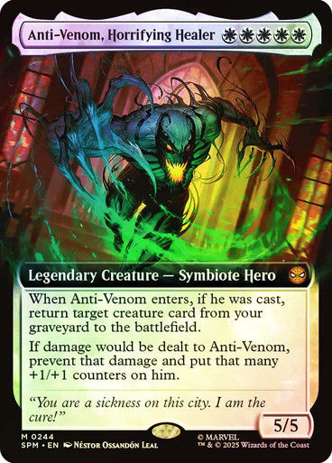 Anti-Venom, Horrifying Healer (SPM) (244) / Extended Art / Foil