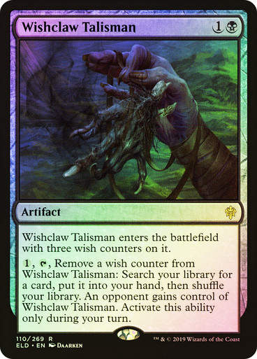 Wishclaw Talisman (ELD) (110) / Foil