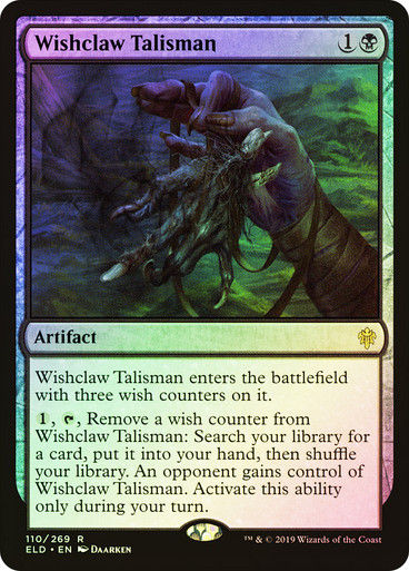 Wishclaw Talisman (ELD) (110) / Foil