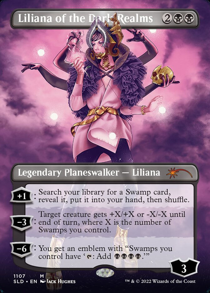 Liliana of the Dark Realms (SLD) (1107) / Borderless