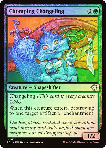 Chomping Changeling (ECL) (172) / Foil