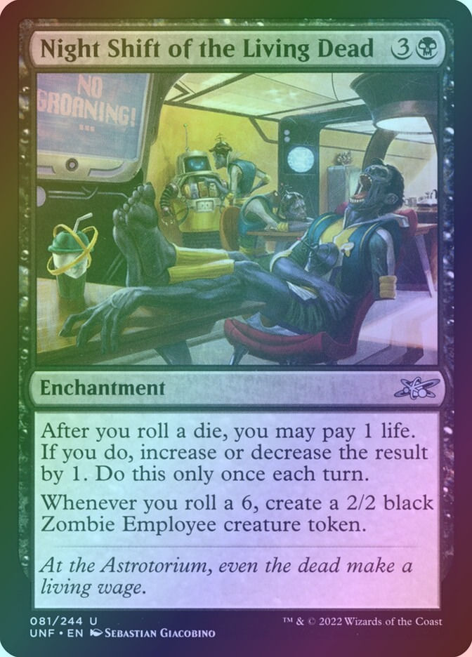 Night Shift of the Living Dead (UNF) (81) / Foil