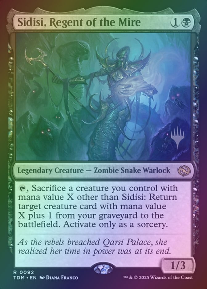 Sidisi, Regent of the Mire (PTDM) (92p) / Foil