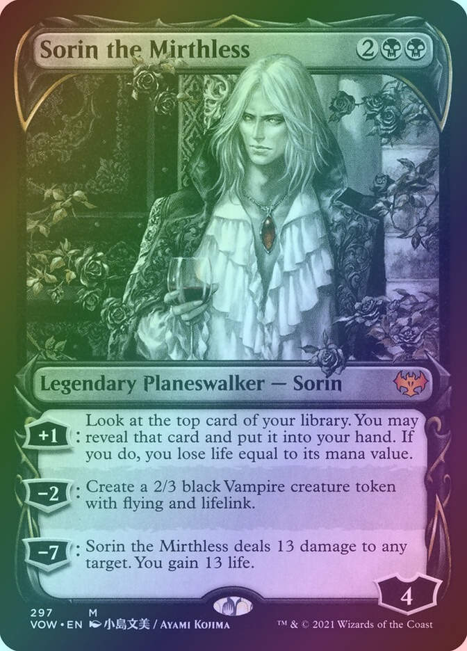 Sorin the Mirthless (VOW) (297) / Showcase / Foil