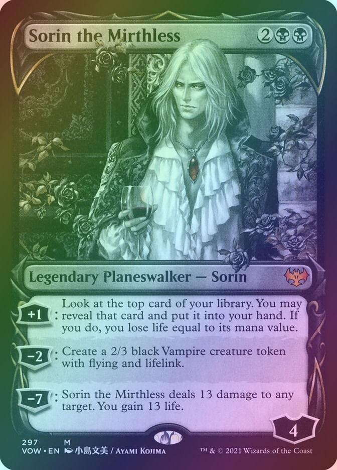 Sorin the Mirthless (VOW) (297) / Showcase / Foil