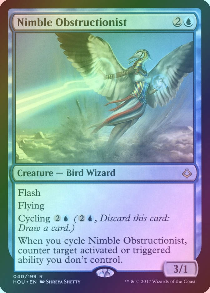 Nimble Obstructionist (HOU) (40) / Foil