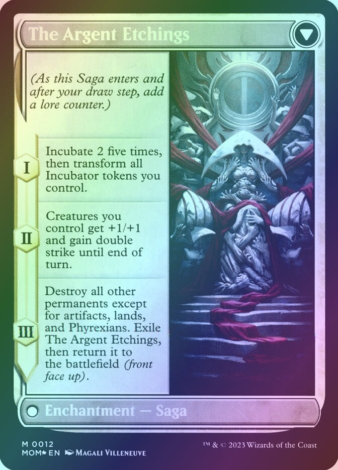 Elesh Norn // The Argent Etchings (PMOM) (12s) / Foil — cara 2 de 2