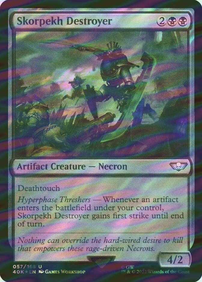 Skorpekh Destroyer (40K) (57★) / Surge Foil