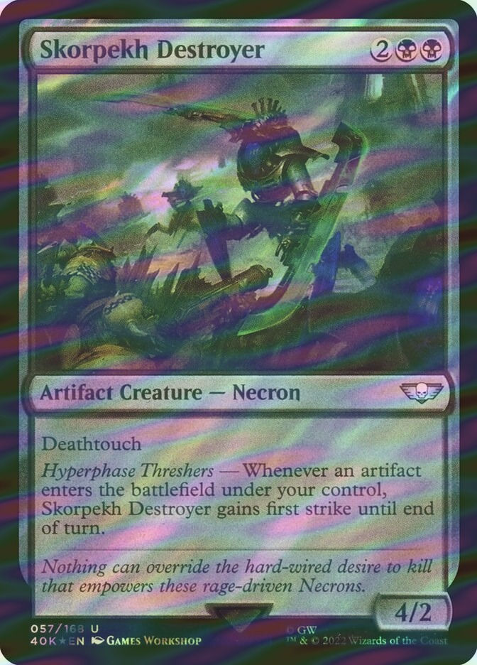 Skorpekh Destroyer (40K) (57★) / Surge Foil