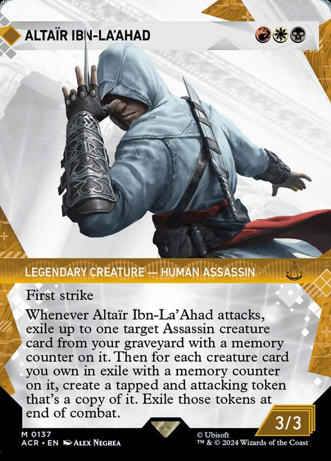 Altaïr Ibn-La'Ahad (ACR) (137) / Borderless / Showcase