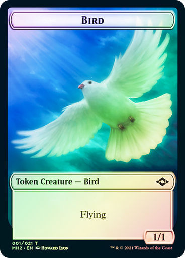 Token (Bird // Treasure 20) (MH2) / Foil — cara 1 de 2