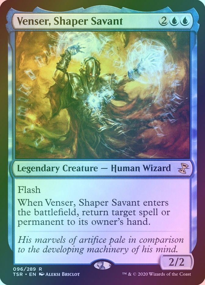 Venser, Shaper Savant (TSR) (96) / Foil