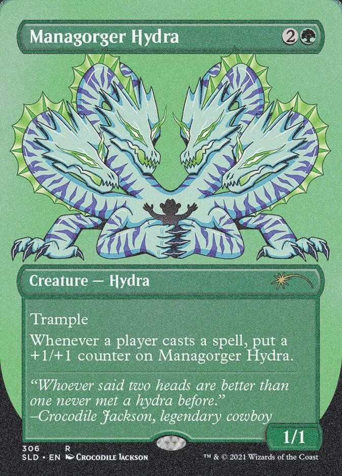 Managorger Hydra (SLD) (306) / Borderless / Foil Etched