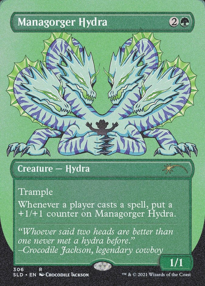 Managorger Hydra (SLD) (306) / Borderless / Foil Etched