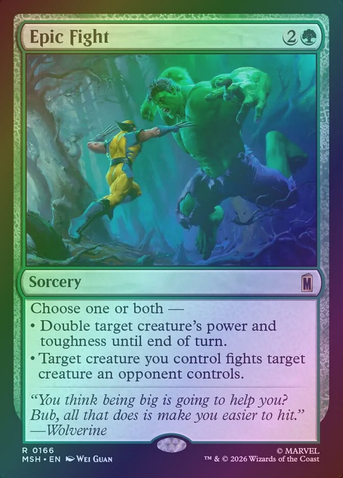 Epic Fight (MSH) (166) / Foil