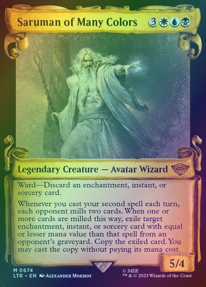 Saruman of Many Colors (LTR) (674) / Showcase / Foil