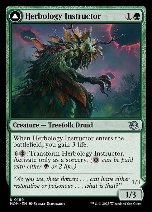 Herbology Instructor // Malady Invoker (mom) — cara 1 de 2