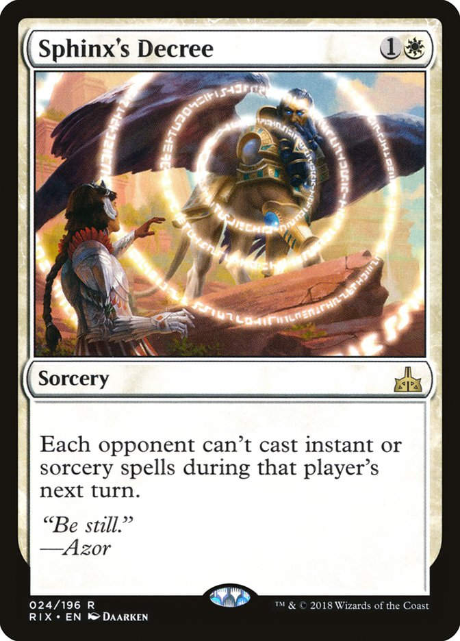 Sphinx's Decree (RIX) (24)
