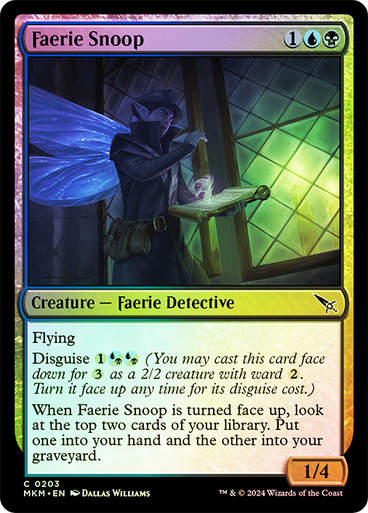 Faerie Snoop (mkm) (203) / Foil