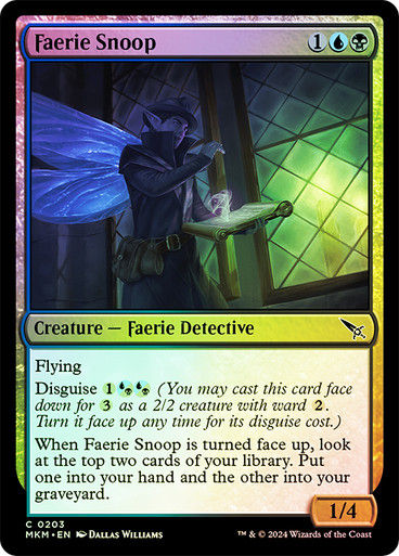 Faerie Snoop (mkm) (203) / Foil