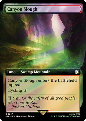 Canyon Slough (pip) (1017) / Extended Surge Foil