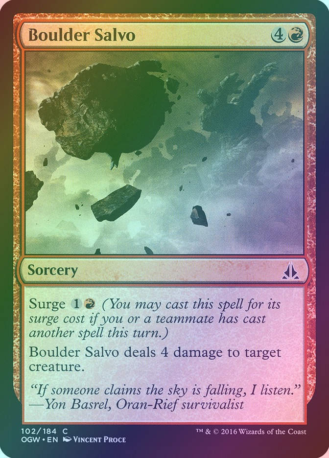 Boulder Salvo (OGW) (102) / Foil