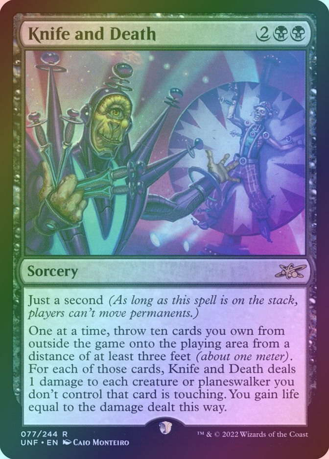 Knife and Death (UNF) (77) / Foil