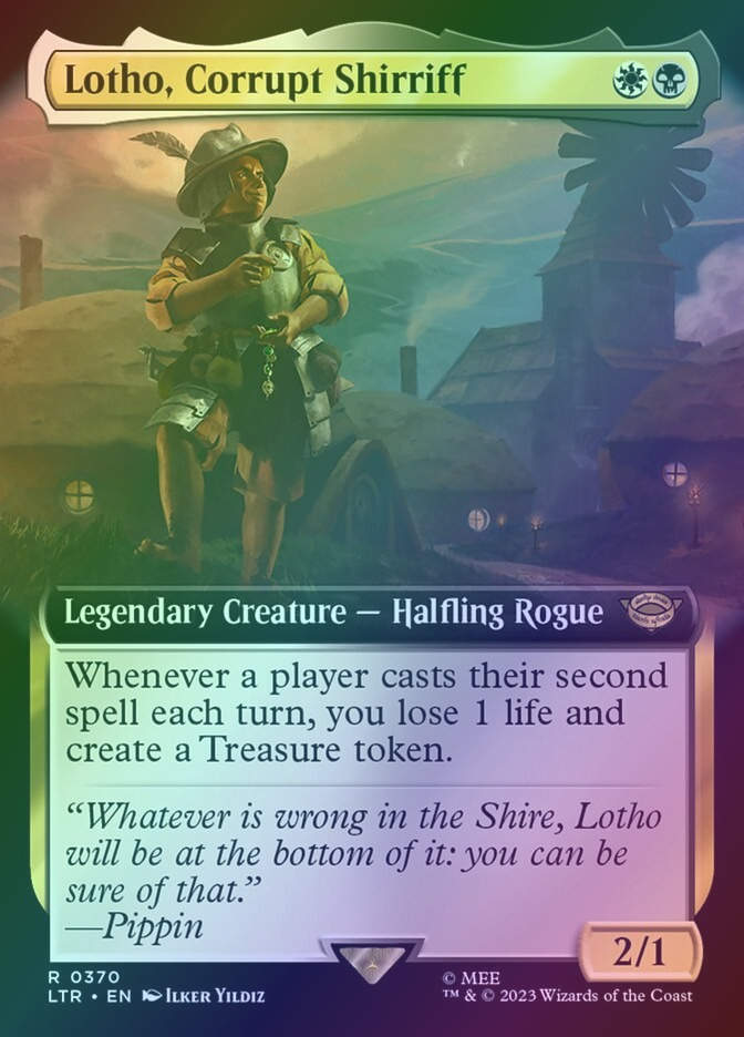 Lotho, Corrupt Shirriff (LTR) (370) / Extended Art / Foil