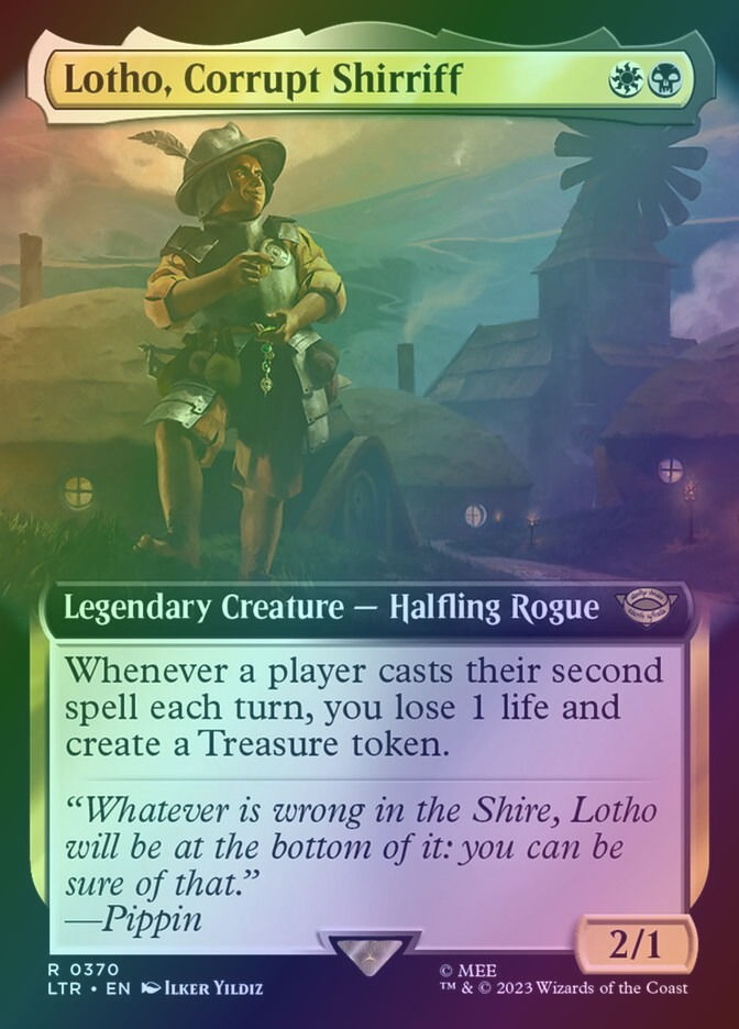 Lotho, Corrupt Shirriff (LTR) (370) / Extended Art / Foil