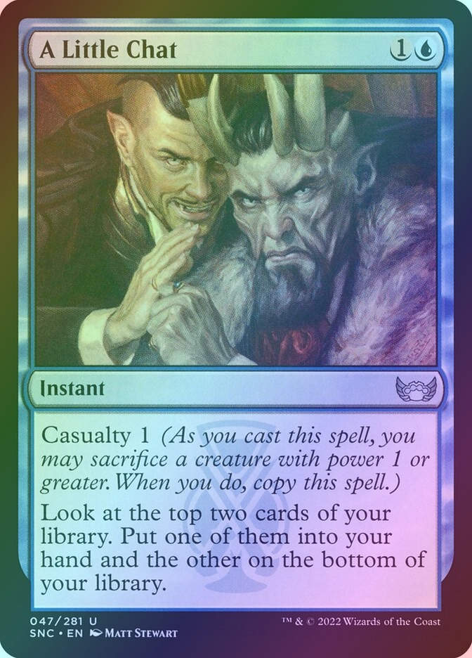 A Little Chat (SNC) (47) / Foil