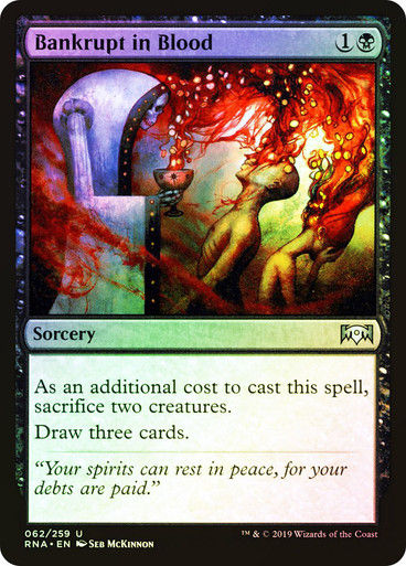 Bankrupt in Blood (RNA) (62) / Foil