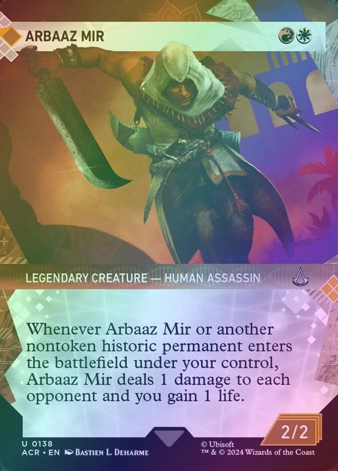 Arbaaz Mir (ACR) (138) / Borderless / Showcase / Foil