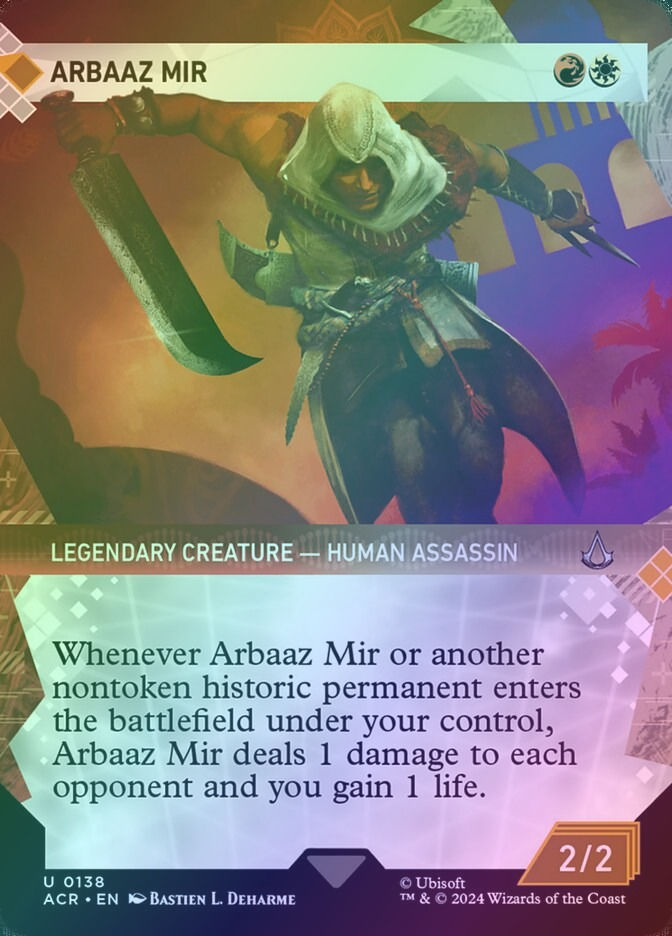 Arbaaz Mir (ACR) (138) / Borderless / Showcase / Foil