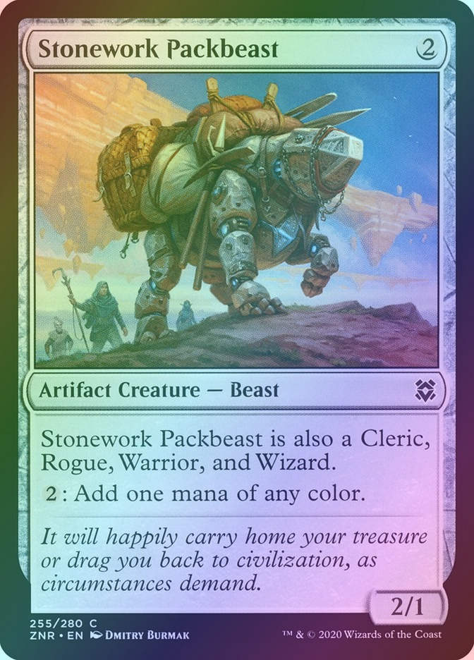 Stonework Packbeast (ZNR) (255) / Foil