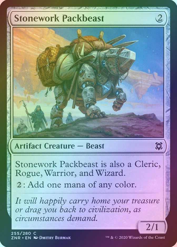 Stonework Packbeast (ZNR) (255) / Foil