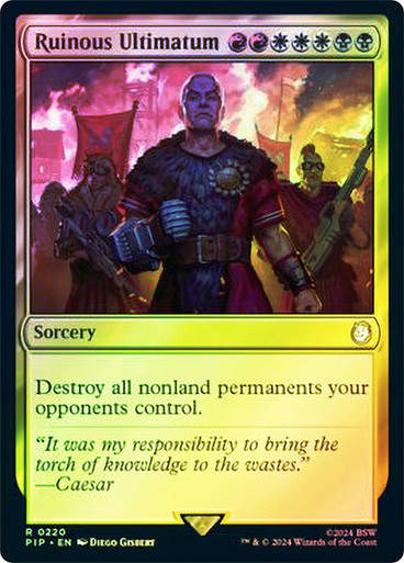 Ruinous Ultimatum (pip) (220) / Foil