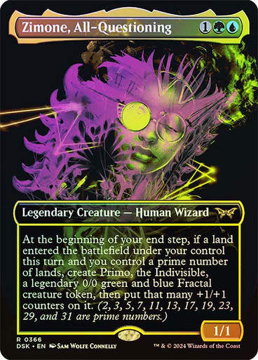 Zimone, All-Questioning (DSK) (366) / Foil / Borderless