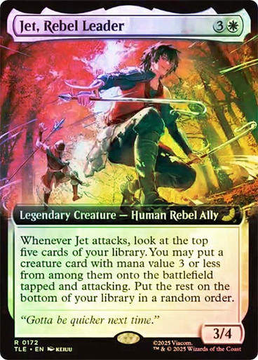 Jet, Rebel Leader (TLE) (172) / Extended Art / Foil