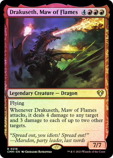 Drakuseth, Maw of Flames (cmm) / Foil