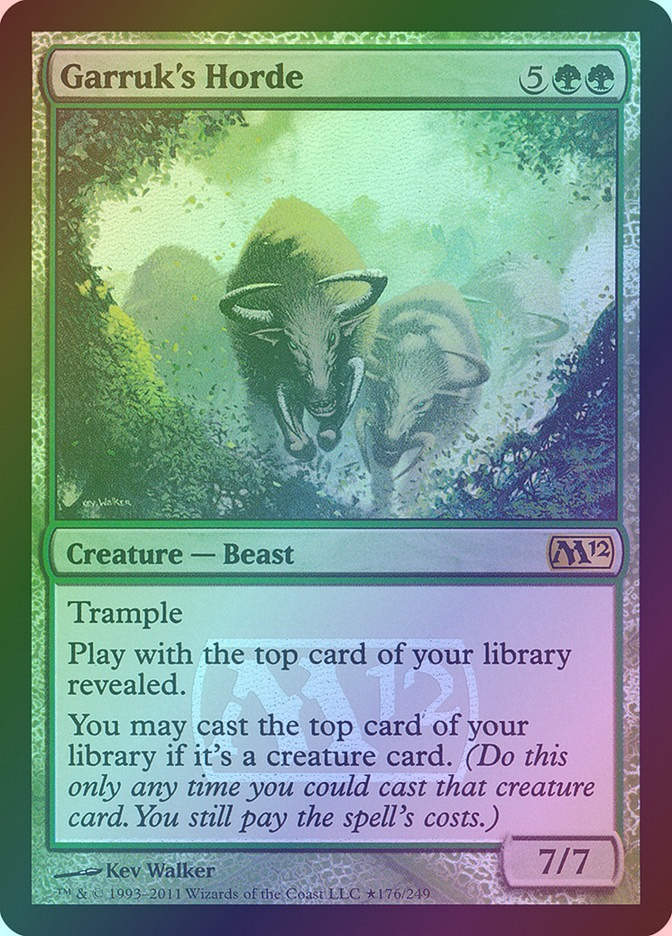 Garruk's Horde (PM12) (176★) / Foil