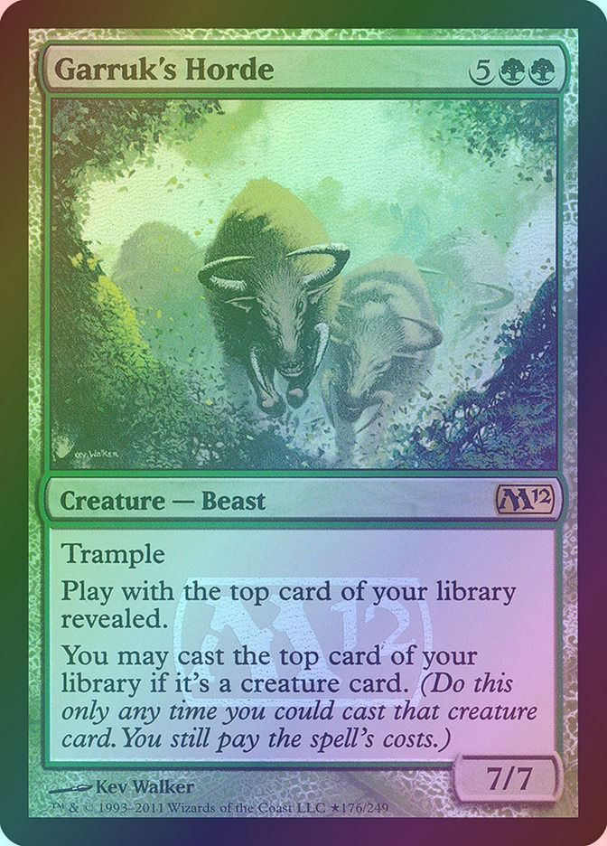 Garruk's Horde (PM12) (176★) / Foil
