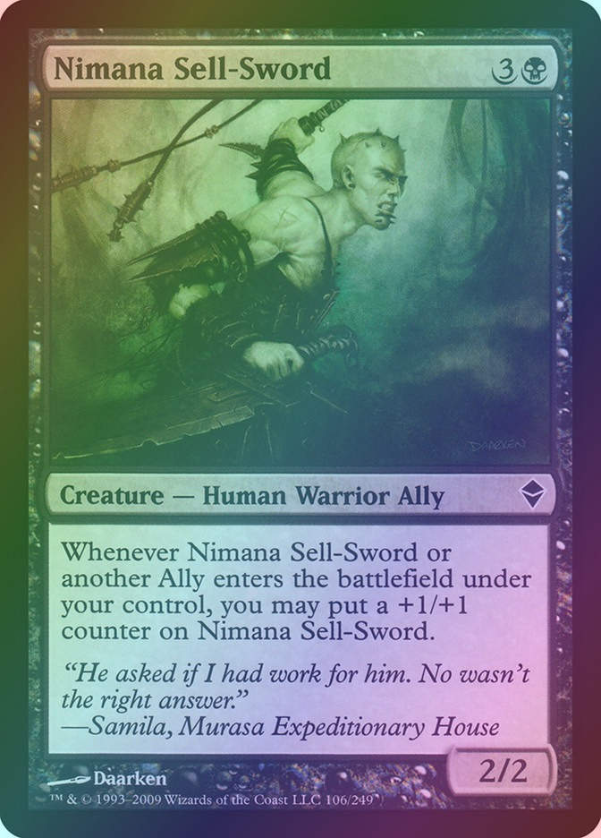Nimana Sell-Sword (ZEN) (106) / Foil
